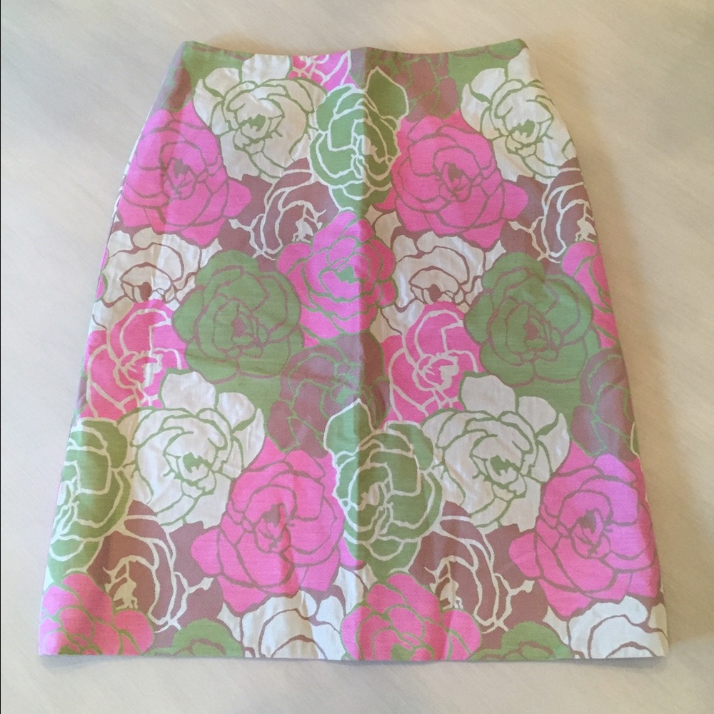 Barneys New York Floral Skirt