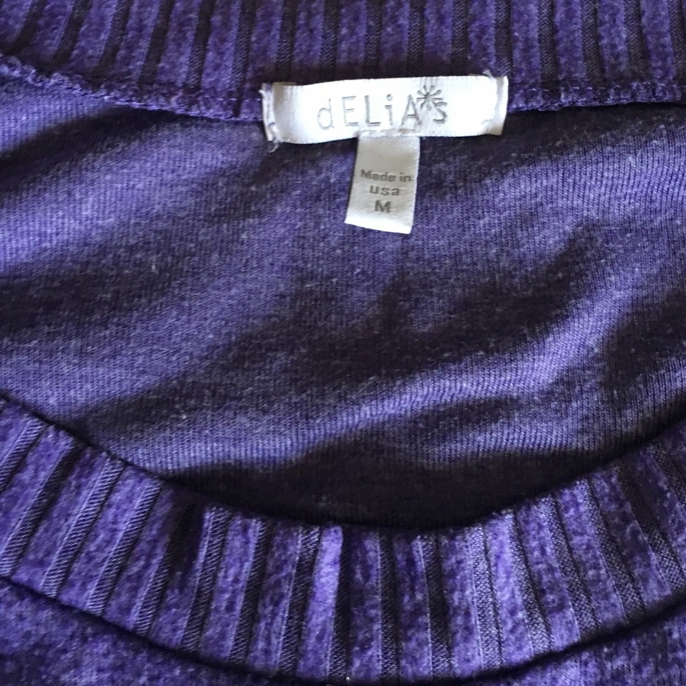 Delia’s Purple Sweater - Picture 2 of 2