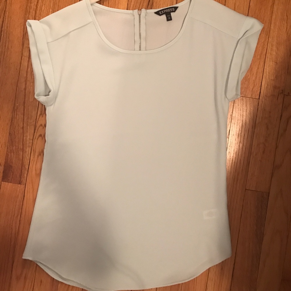 Mint green top XS