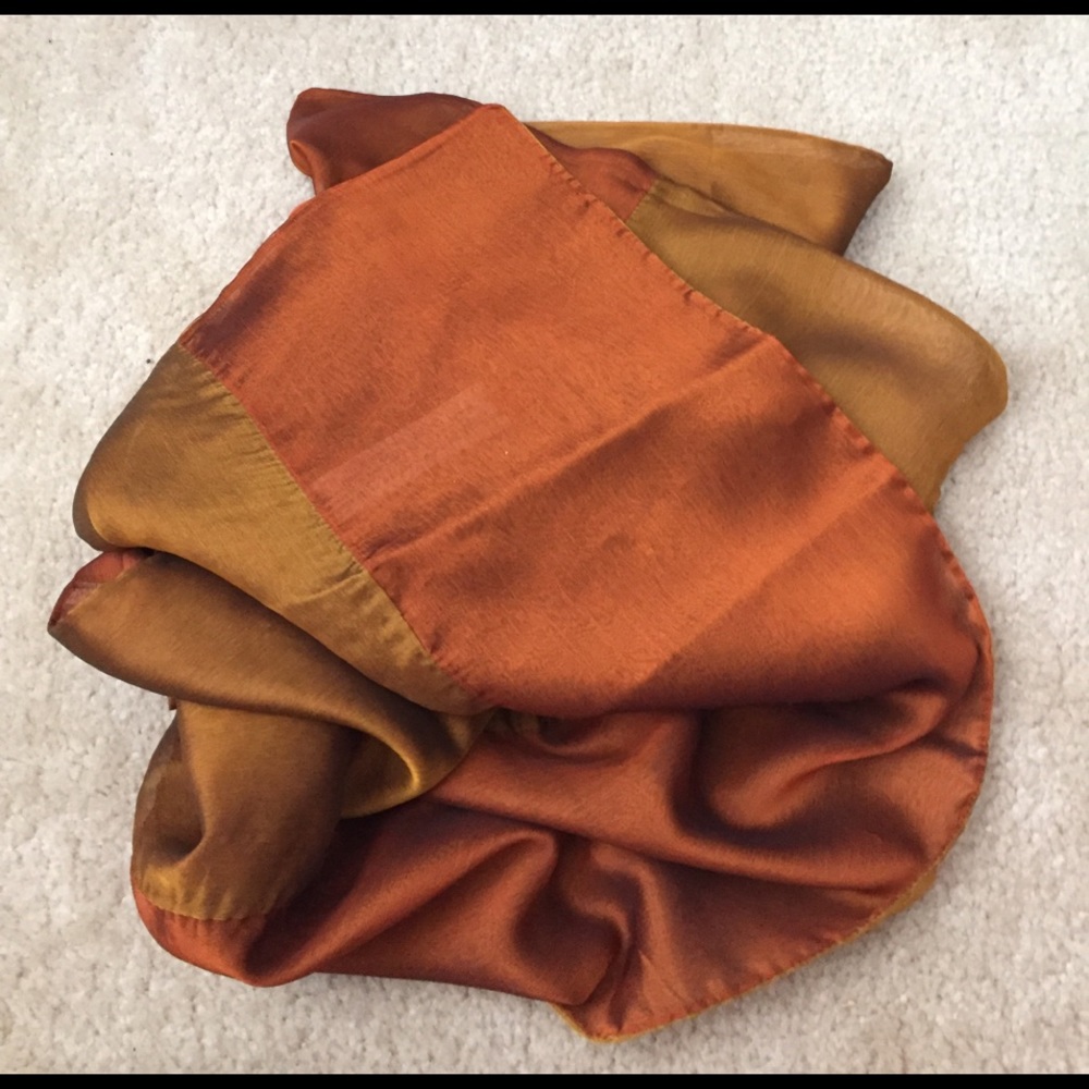Gold and Bronze scarf