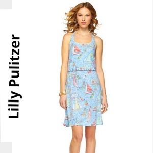 LILLY PULITZER nautical lookwood dress