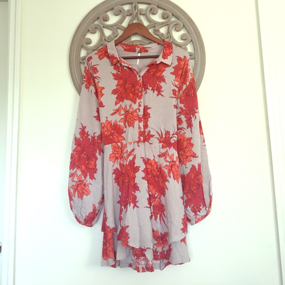 Free People Flowered dress, L