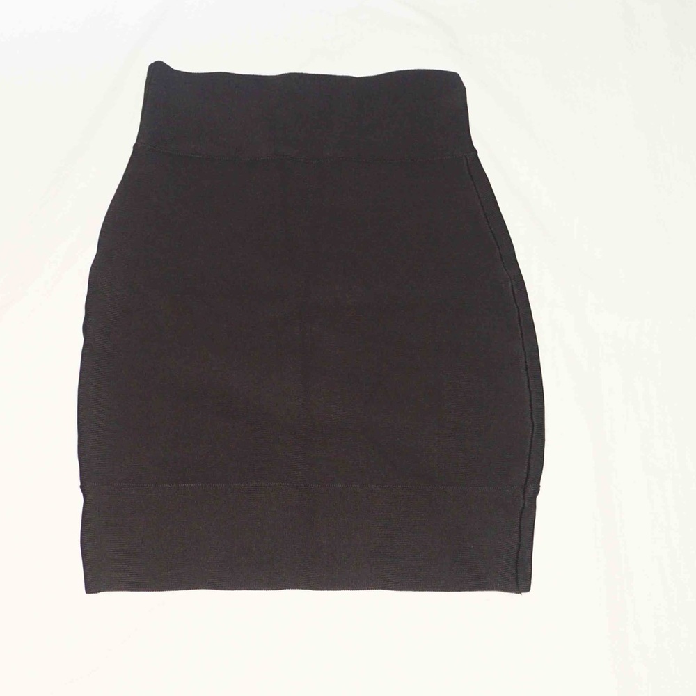 BCBGMaxazaia Mini Warp Skirt