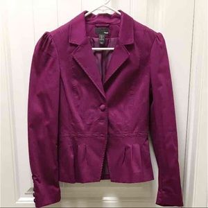 Super Cute Purple Blazer - Size 4