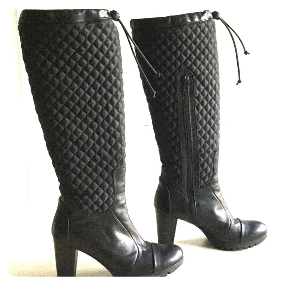 Black heeled boots - Picture 1 of 4