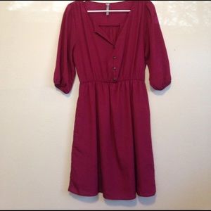 Fuchsia dress