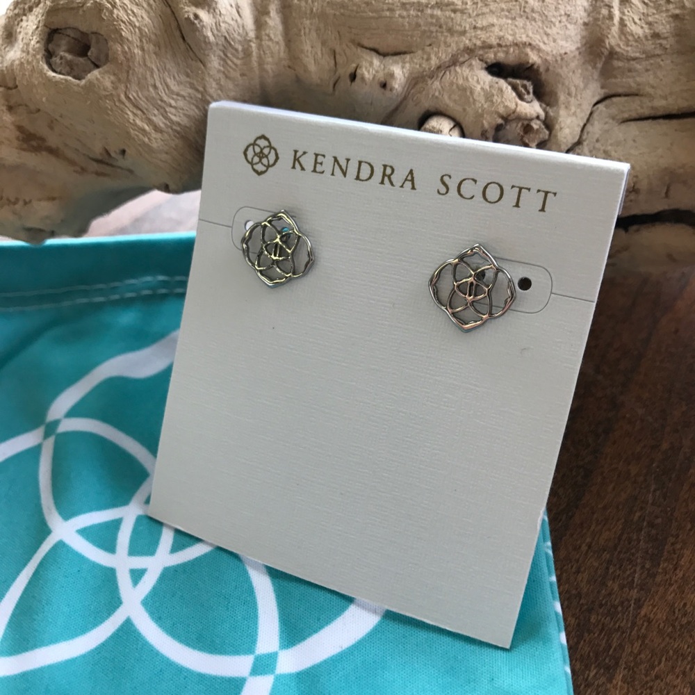 Kendra Scott stud silver earrings - brand new