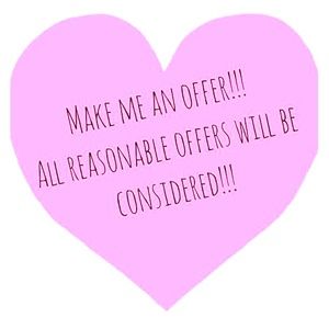 ALL offers considered! 💗