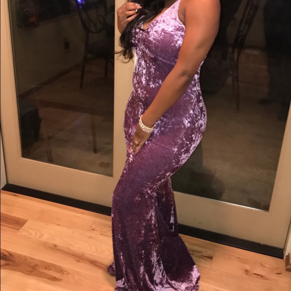 Velvet Lavender Gown