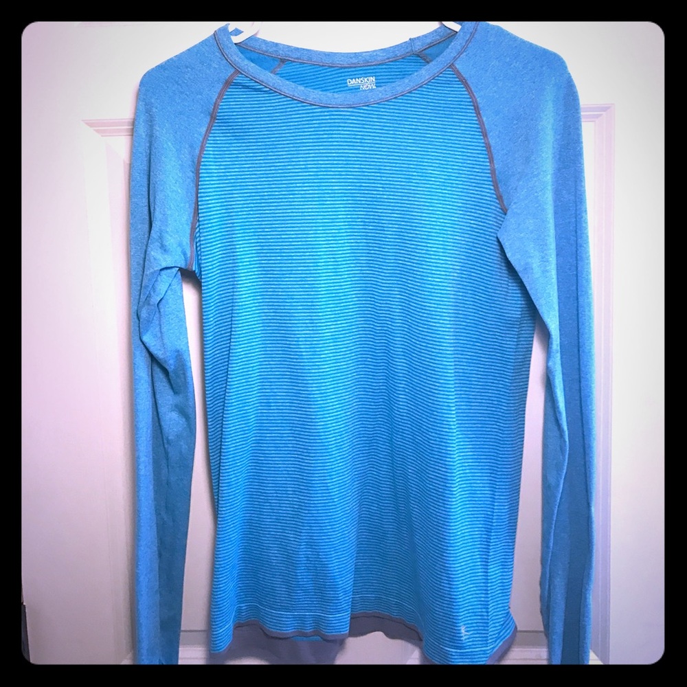 Blue Danskin long sleeved top