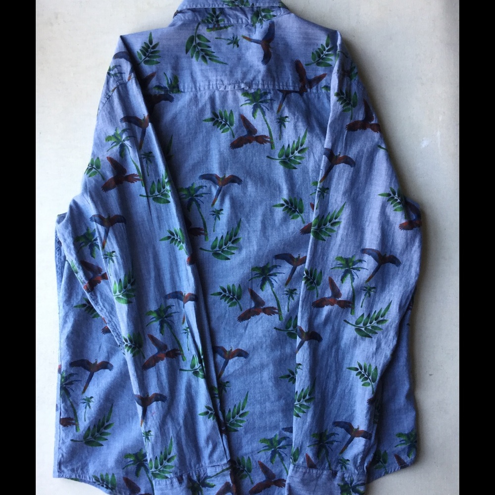 Wild Bird Men's Dress shirt Slim Fit XL - Picture 4 of 6
