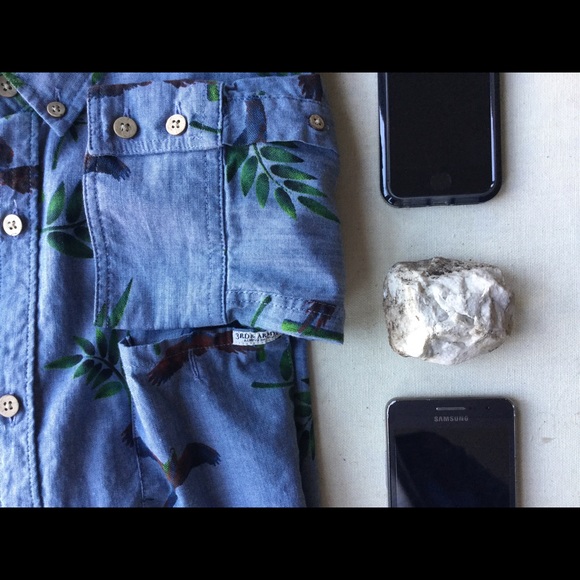 Wild Bird Men's Dress shirt Slim Fit XL - Picture 5 of 6