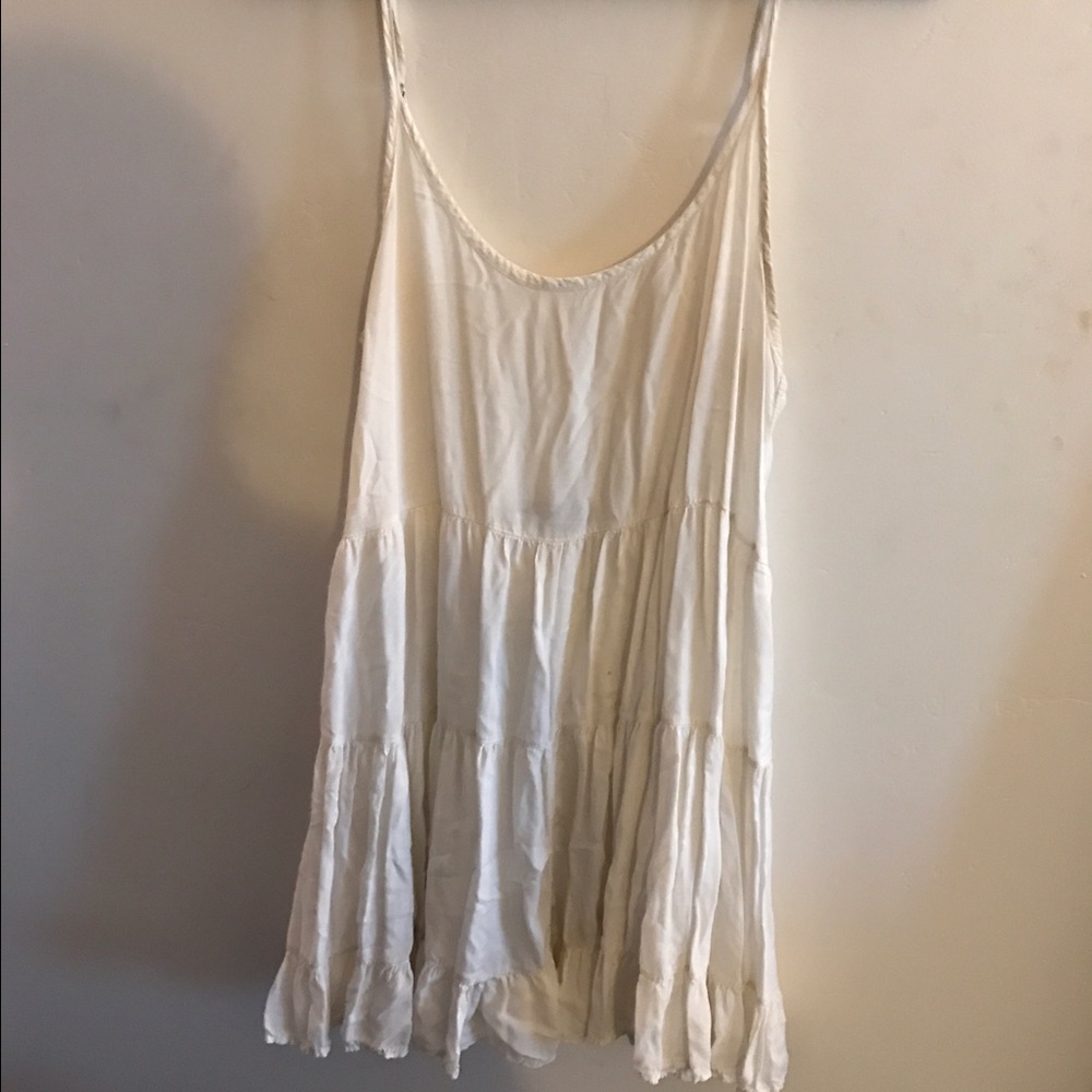 White Brandy Melville Jada Backless Dress