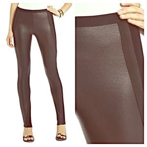 Bcbg faux leather leggings