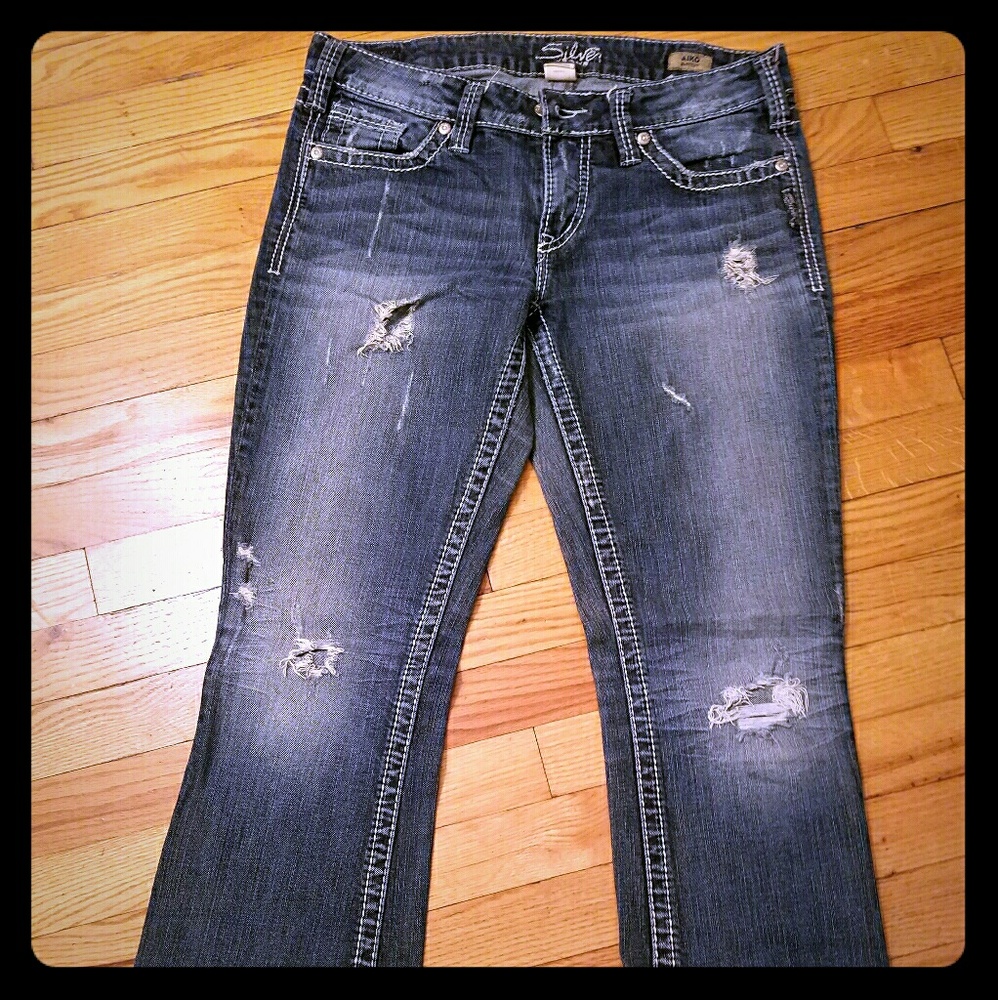Silver jeans