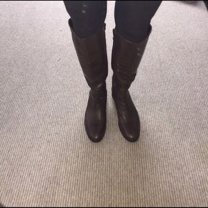 Italian leather boots