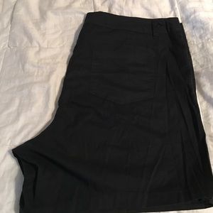 Black lane Bryant shorts