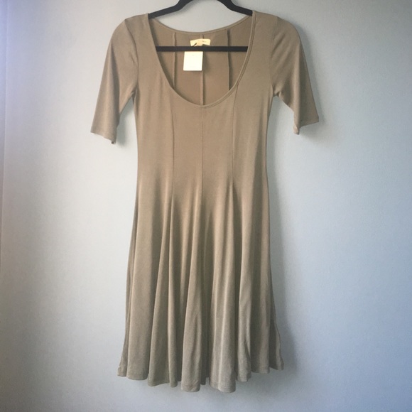 Green Skater Dress - Picture 1 of 4