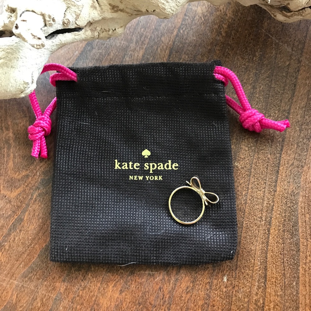 Kate Spade Bow Ring - dainty and brand new w/ bag