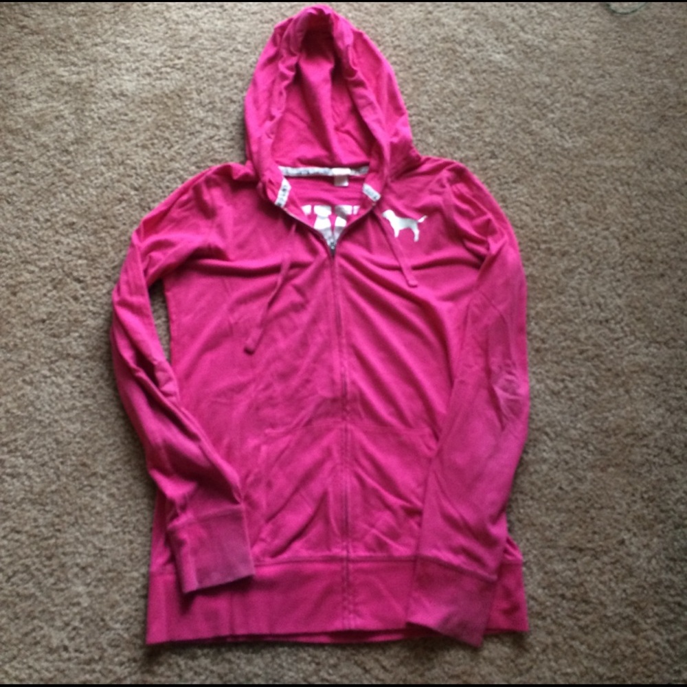 🚫 SOLD 🚫 PINK Zip-Up Hoodie