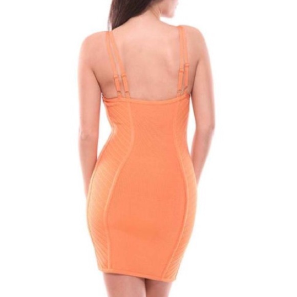 Stretta Rosie Bandage-Seam Dress, Marigold - Picture 4 of 5