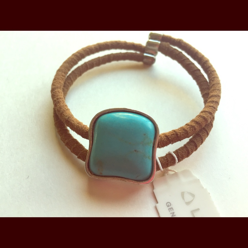 NWT Liz Claiborne Bracelet - Brown & Turquoise
