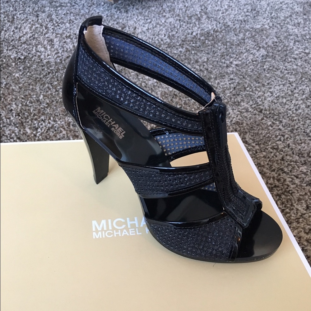 Michael Kors black heels.