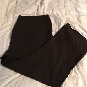Worn once very nice brown dress slacks wide leg
