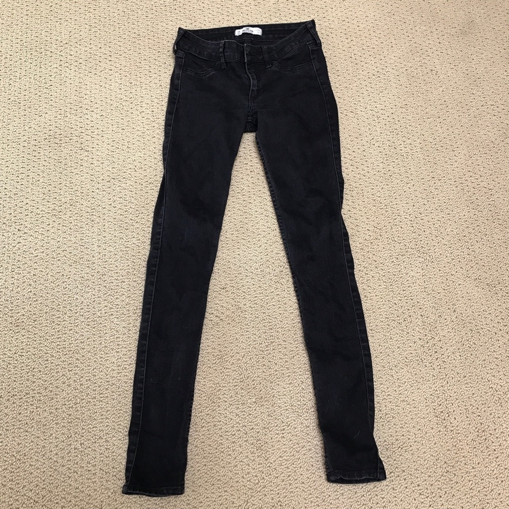 Black Hollister Skinny Jeans
