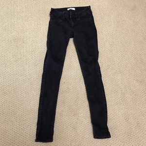 Black Hollister Skinny Jeans
