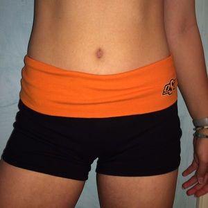 Yoga spandex/ stretch shorts Oklahoma State (OSU)