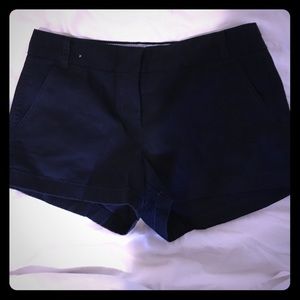 Navy J Crew Chino Shorts