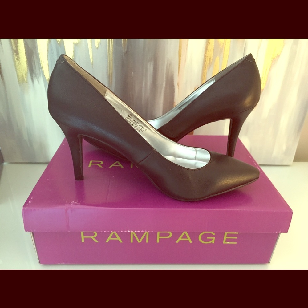 Rampage Black Heels