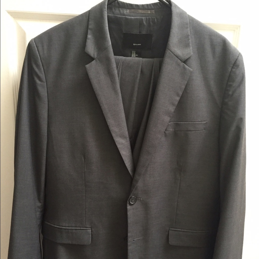H&M Men's Gray Suit - jacket & pants