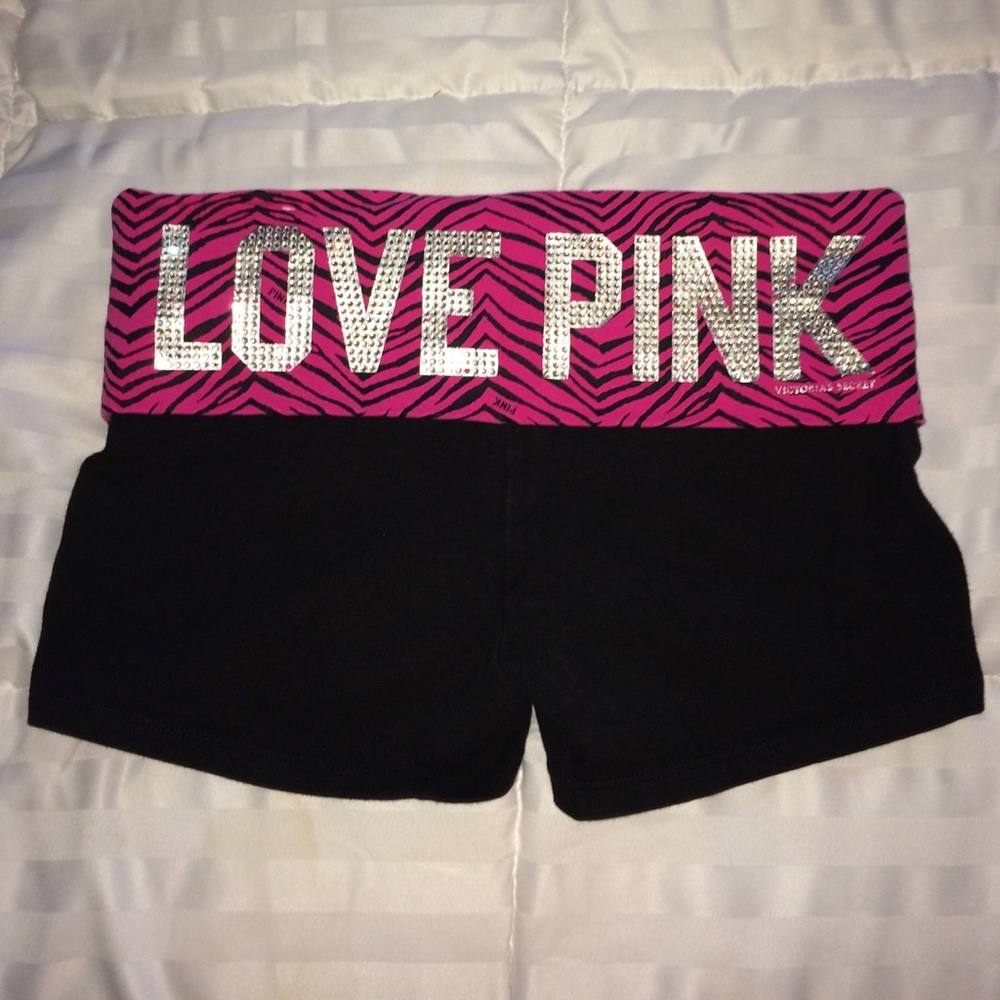 Victoria's Secret Pink yoga spandex shorts