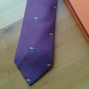 Authentic Hermes New Tie Drum