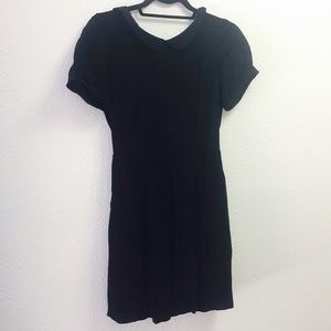 Madewell Silk Peter Pan collar dress