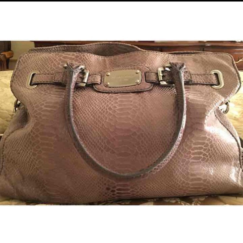 MICHAEL KORS SNAKESKIN HAMILTON
