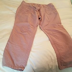 Cotton ankle pants