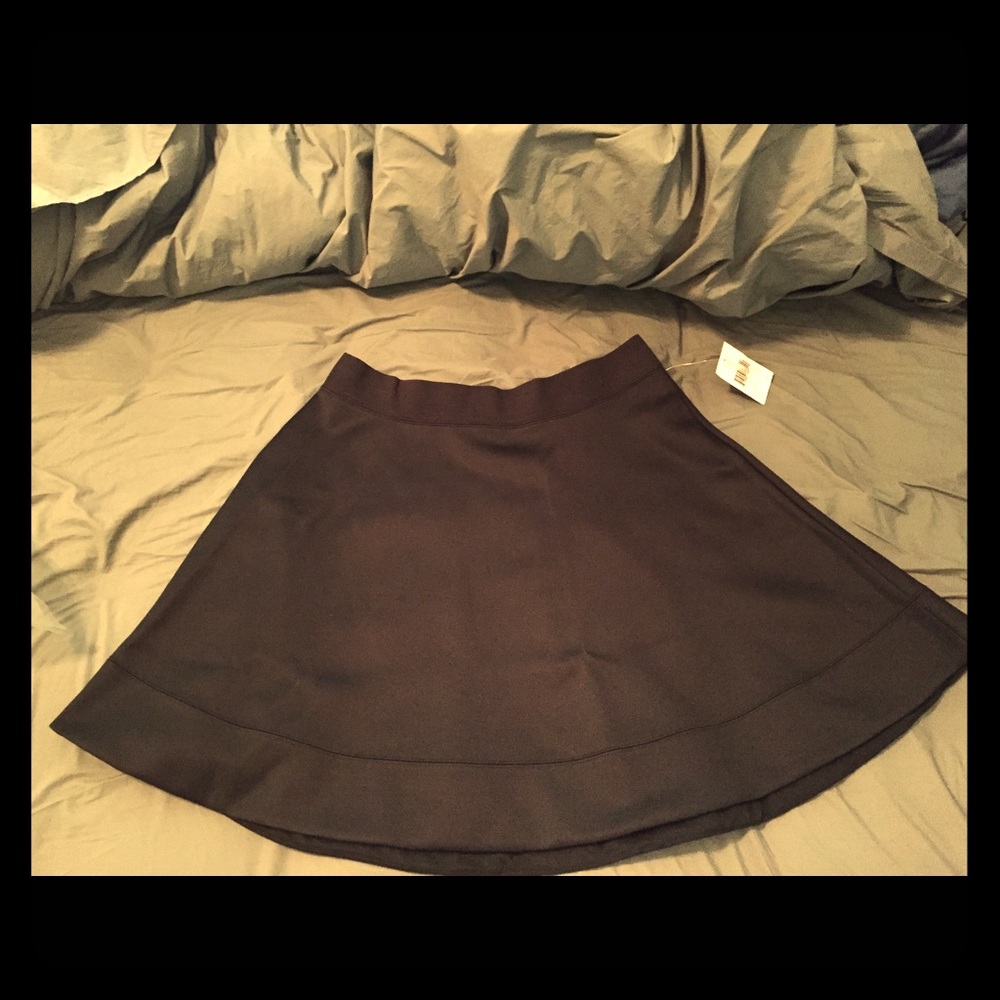 NWT Kate Spade black scuba circle skirt Size XL