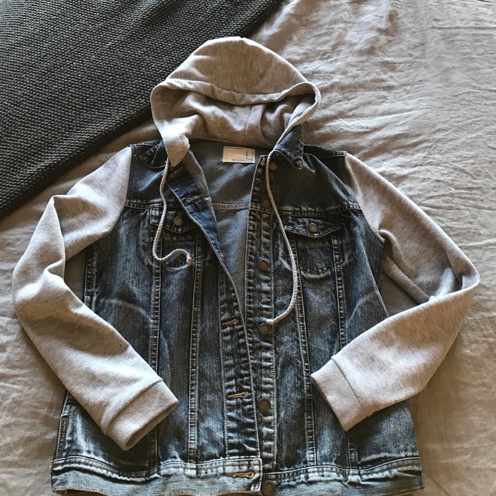 Denim/ jersey jacket