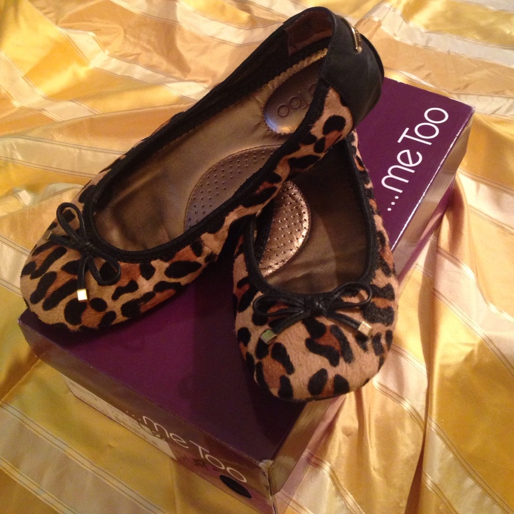 Me Too Leopard Flats 7