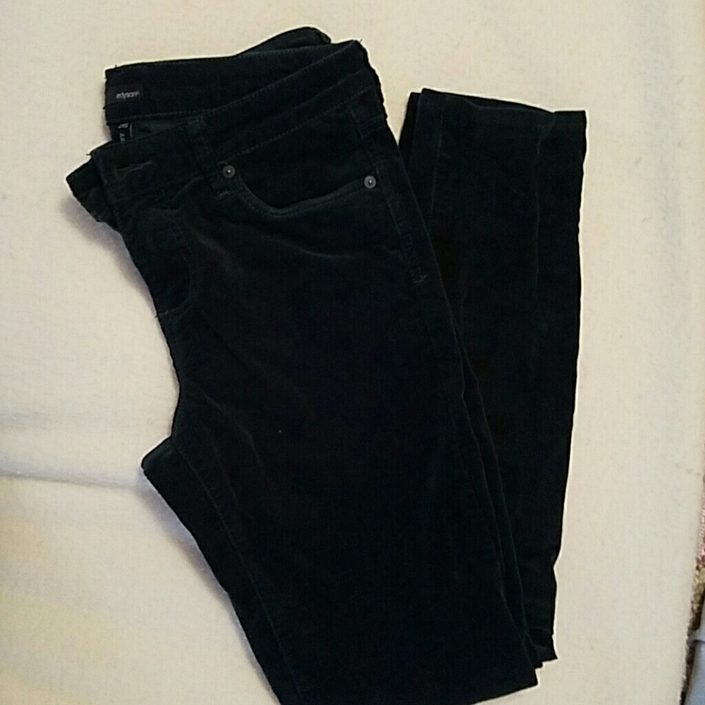 Emerald corduroy skinny jeans