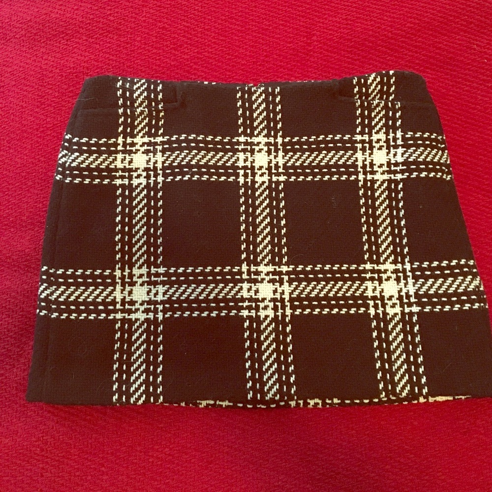 Gap size 2 wool plaid skirt