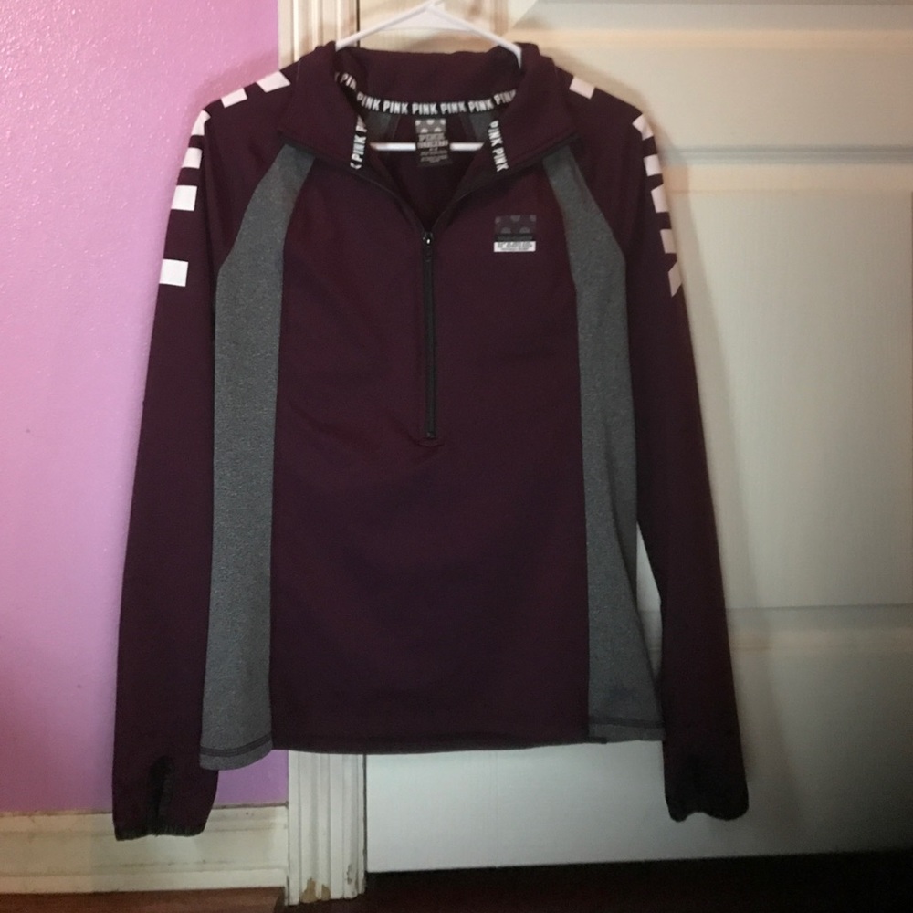 Pink ultimate half zip