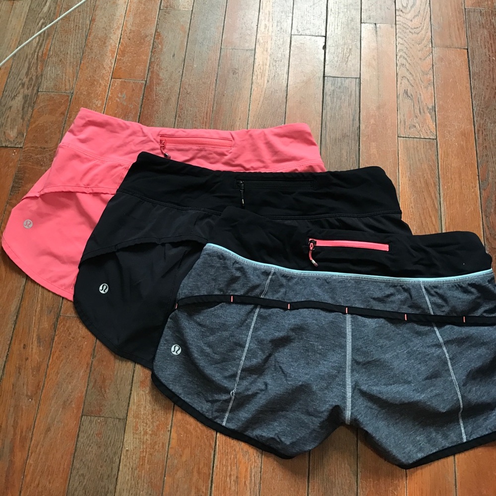 Lululemon speed shorts 4way stretch