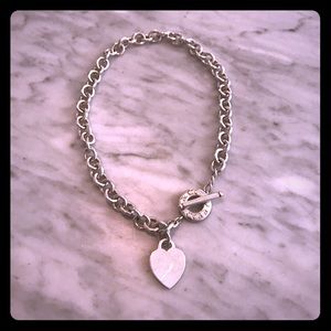 Return to Tiffany Heart Tag Toggle Necklace