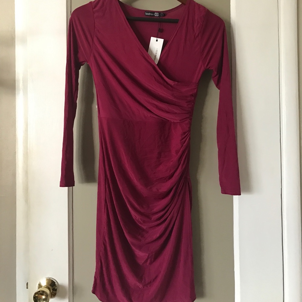 BooHoo wrap dress