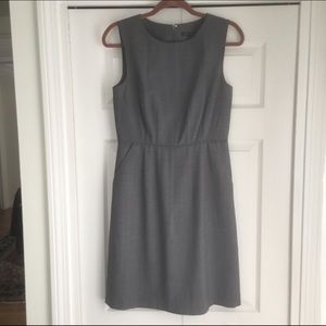 Grey shift dress