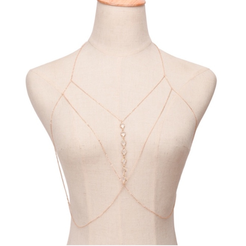 Gold Body Chain - Picture 2 of 2